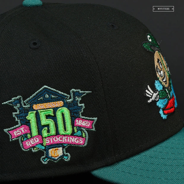 CINCINNATI REDS 150TH ANNIVERSARY LUIGI'S MANSION INSPIRED NEW ERA HAT