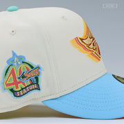 ANAHEIM ANGELS 40TH ANNIVERSARY CASCADING ANIMAL CROSSING INSPIRED NEW ERA FITTED CAP