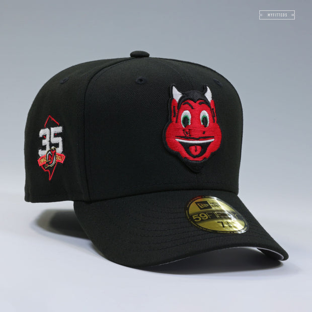 NEW JERSEY DEVILS 35TH ANNIVERSARY NOH MASK INSPIRED NEW ERA FITTED CAP