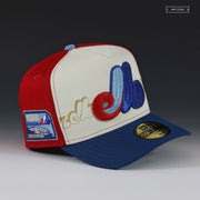 MONTREAL EXPOS OLYMPIC STADIUM "OFF WHITE" 59FIFTY A-FRAME NEW ERA FITTED CAP