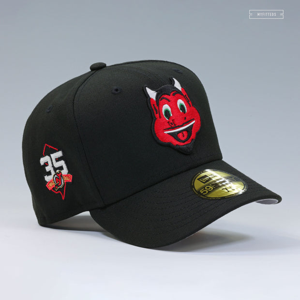 NEW JERSEY DEVILS 35TH ANNIVERSARY NOH MASK INSPIRED NEW ERA FITTED CAP