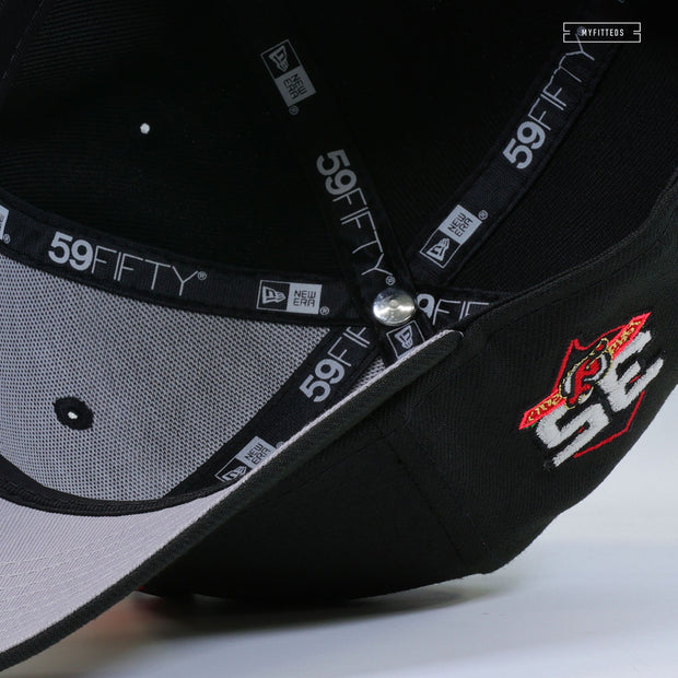 NEW JERSEY DEVILS 35TH ANNIVERSARY NOH MASK INSPIRED NEW ERA FITTED CAP
