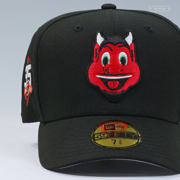 NEW JERSEY DEVILS 35TH ANNIVERSARY NOH MASK INSPIRED NEW ERA FITTED CAP