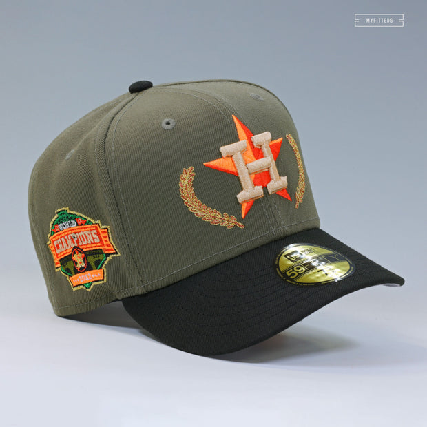 HOUSTON ASTROS 2022 WORLD SERIES CHAMPIONS TRAVIS SCOTT INSPIRED NEW ERA FITTED CAP