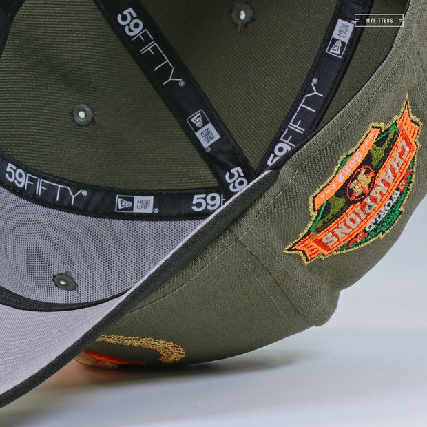 HOUSTON ASTROS 2022 WORLD SERIES CHAMPIONS TRAVIS SCOTT INSPIRED NEW ERA FITTED CAP
