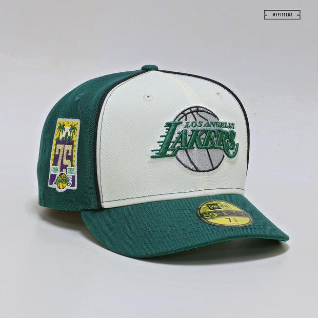 LOS ANGELES LAKERS 75TH ANNIVERSARY NEW ERA FITTED CAP