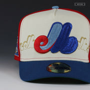 MONTREAL EXPOS OLYMPIC STADIUM "OFF WHITE" 59FIFTY A-FRAME NEW ERA FITTED CAP