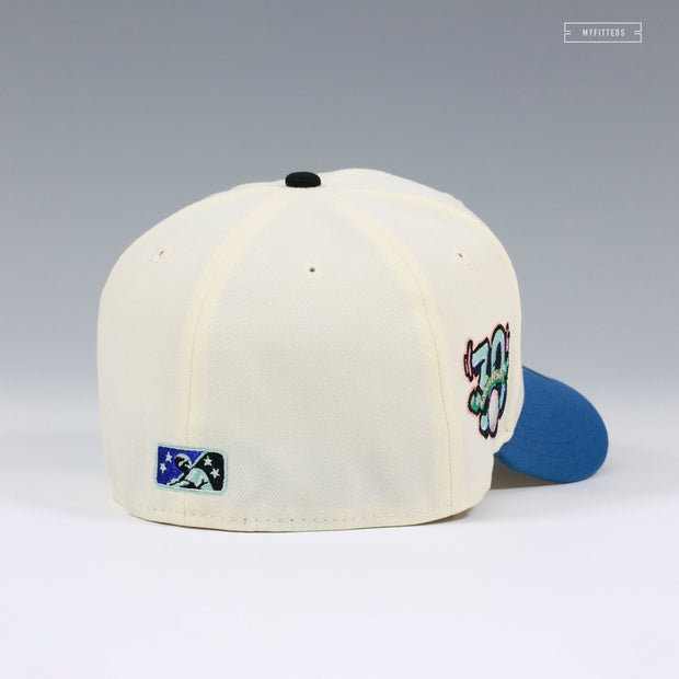 RANCHO CUCAMONGA QUAKES 30 SEASONS TREMOR THE RALLYSAURUS NEW ERA FITTED CAP