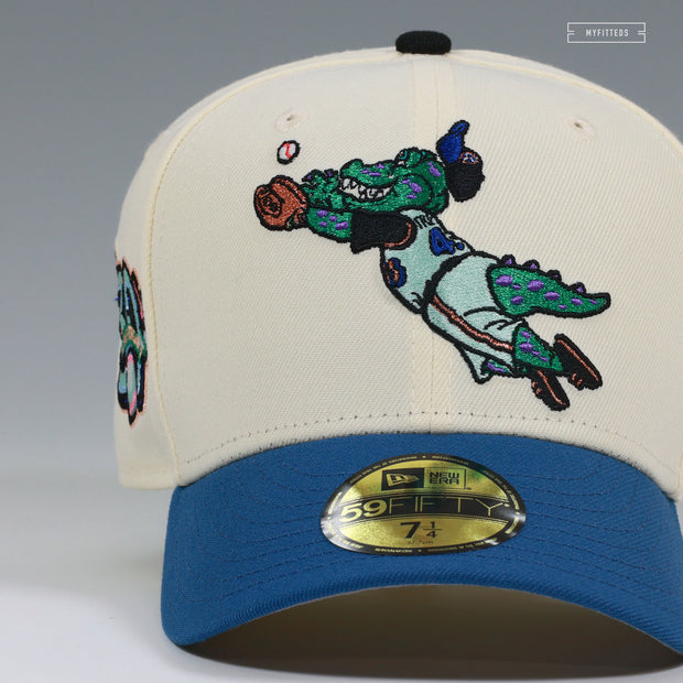 RANCHO CUCAMONGA QUAKES 30 SEASONS TREMOR THE RALLYSAURUS NEW ERA FITTED CAP