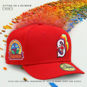 SEATTLE MARINERS 30TH ANNIVERSARY "RAINBOW" NEW ERA HAT