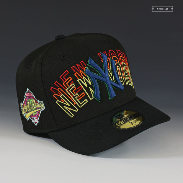 NEW YORK YANKEES 1996 WORLD SERIES SPACE INVADERS INSPIRED NEW ERA FITTED CAP