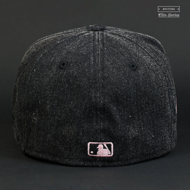 NEW YORK YANKEES 50TH YEAR ACID WASHED DENIM ELITE SERIES NEW ERA FITTED CAP