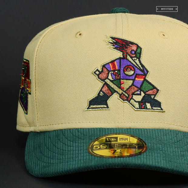 TUCSON ROADRUNNERS 5TH ANNIVERSARY "OLD GOLD / HOLLY LEAF" NEW ERA HAT