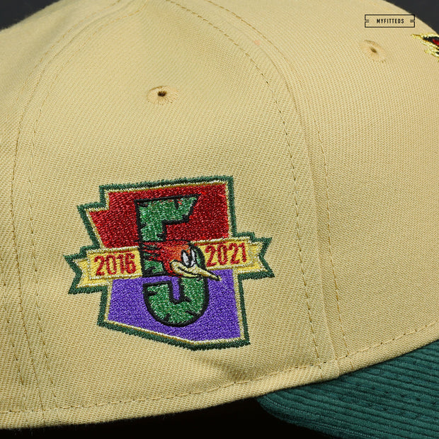 TUCSON ROADRUNNERS 5TH ANNIVERSARY "OLD GOLD / HOLLY LEAF" NEW ERA HAT