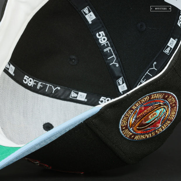ARIZONA DIAMONDBACKS 25TH ANNIVERSARY "TEAL ARCHES" NEW ERA FITTED CAP
