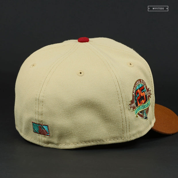 ARIZONA DIAMONDBACKS 25TH ANNIVERSARY "TEAL ARCHES" NEW ERA FITTED CAP