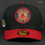 BOSTON RED SOX 2004 WORLD SERIES "BOSTON TEA PARTY" NEW ERA FITTED CAP