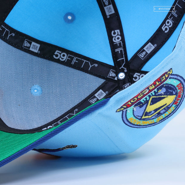 SUPERMAN™ 2025 METROPOLIS METEORS™ METROPOLIS CITY OF TOMORROW™ SKY NEW ERA FITTED CAP