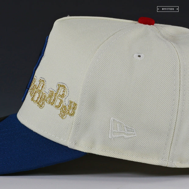 BROOKLYN DODGERS 1955 WS CHAMPIONS "OFF WHITE" A-FRAME 59FIFTY NEW ERA FITTED CAP