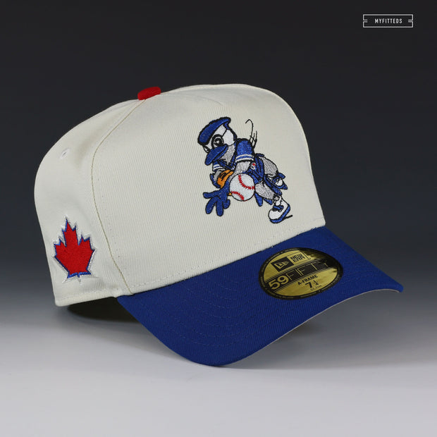 TORONTO BLUE JAYS CANADA ACE OFF WHITE 59FIFTY A-FRAME NEW ERA FITTED CAP