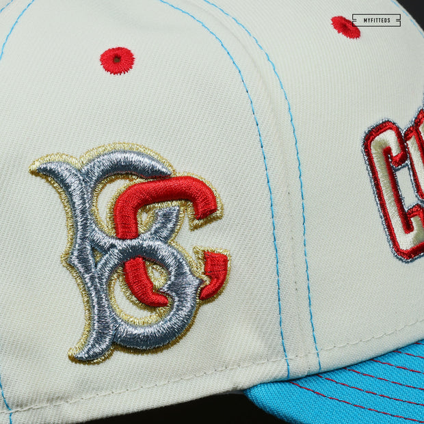 BROOKLYN CYCLONES "CONEY ISLAND BOARDWALK EATS" OFF WHITE NEW ERA HAT
