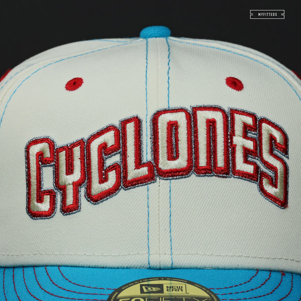 BROOKLYN CYCLONES "CONEY ISLAND BOARDWALK EATS" OFF WHITE NEW ERA HAT
