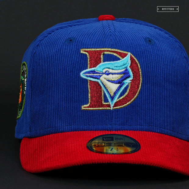 DUNEDIN BLUE JAYS FLORIDA STATE LEAGUE CORDUROY NEW ERA FITTED CAP