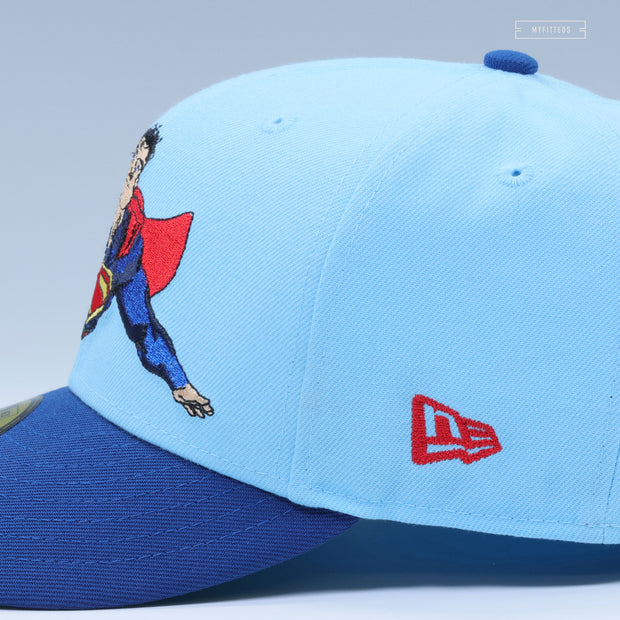 SUPERMAN™ 2025 METROPOLIS METEORS™ METROPOLIS CITY OF TOMORROW™ SKY NEW ERA FITTED CAP