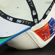NEW YORK METS SHEA STADIUM FLUSHING, NY 40TH ANNIVERSARY OFF WHITE NEW ERA HAT