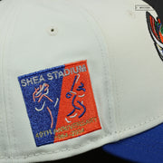 NEW YORK METS SHEA STADIUM FLUSHING, NY 40TH ANNIVERSARY OFF WHITE NEW ERA HAT