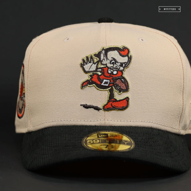 CLEVELAND BROWNS 75TH ANNIVERSARY NFL HALL OF FAME NEW ERA FITTED CAP