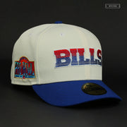 BUFFALO BILLS 1992 NFL PRO BOWL "THE DUO" THOMAS & KELLY NEW ERA FITTED CAP
