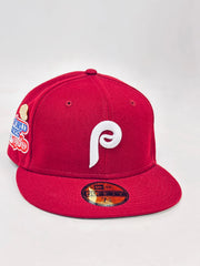 PHILADELPHIA PHILLIES "WOOL" 1980 WORLD SERIES NEW ERA FITTED CAP