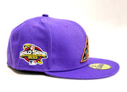 ARIZONA DIAMONDBACKS 2001 WORLD SERIES RETRO MAUVE NEW ERA FITTED CAP