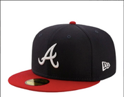 ATLANTA BRAVES 1995 WORLD SERIES NEW ERA PIN CLASSIC WOOL NEW ERA FITTED CAP