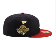 ATLANTA BRAVES 1995 WORLD SERIES NEW ERA PIN CLASSIC WOOL NEW ERA FITTED CAP