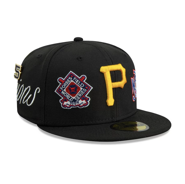 PITTSBURGH PIRATES HISTORIC WORLD CHAMPIONS NEW ERA FITTED CAP