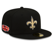 NEW ORLEANS SAINTS "SUPER BOWL XLIV" SIDE PATCH NEW ERA FITTED CAP