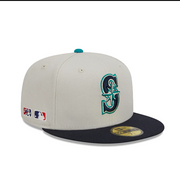 SEATTLE MARINERS X TACOMA RAINIERS "FARM TEAM" NEW ERA FITTED CAP