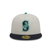 SEATTLE MARINERS X TACOMA RAINIERS "FARM TEAM" NEW ERA FITTED CAP