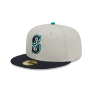 SEATTLE MARINERS X TACOMA RAINIERS "FARM TEAM" NEW ERA FITTED CAP