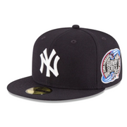 NEW YORK YANKEES 2000 WORLD SERIES " SUBWAY SERIES " NEW ERA FITTED CAP