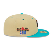 MEMPHIS GRIZZLIES TAN / CALYPSO GREEN 59FIFTY DAY NEW ERA HAT