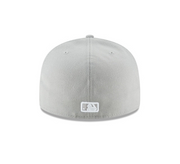 NEW YORK YANKEES GRAY BASIC NEW ERA FITTED HAT