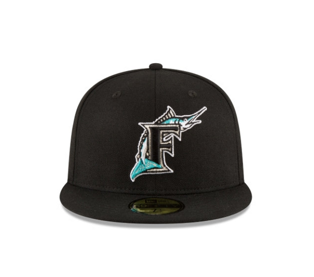 FLORIDA MARLINS 1997 WORLD SERIES "JET BLACK" NEW ERA FITTED HAT