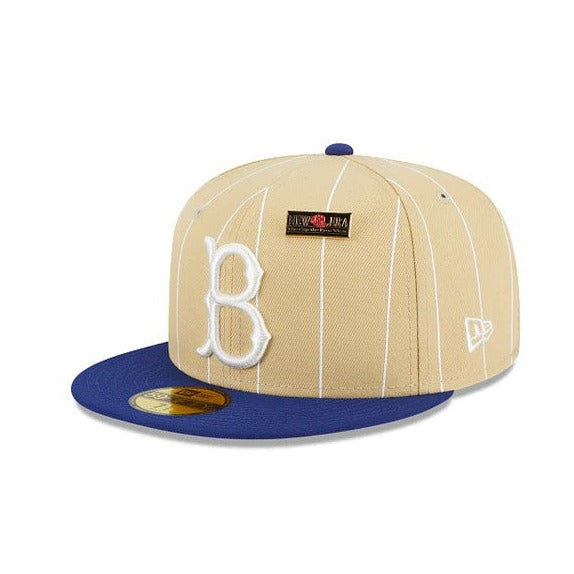 BROOKLYN DODGERS PINSTRIPE 59FIFTY DAY NEW ERA FITTED CAP