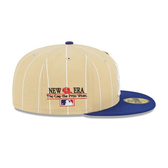 BROOKLYN DODGERS PINSTRIPE 59FIFTY DAY NEW ERA FITTED CAP