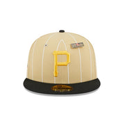 PITTSBURGH PIRATES PINSTRIPE 59FIFTY DAY NEW ERA FITTED CAP