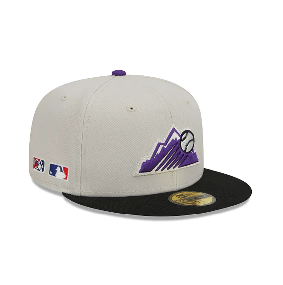 COLORADO ROCKIES X FRESNO GRIZZLIES "FARM TEAM" NEW ERA FITTED HAT