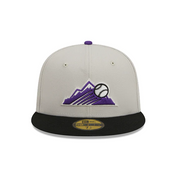 COLORADO ROCKIES X FRESNO GRIZZLIES "FARM TEAM" NEW ERA FITTED HAT